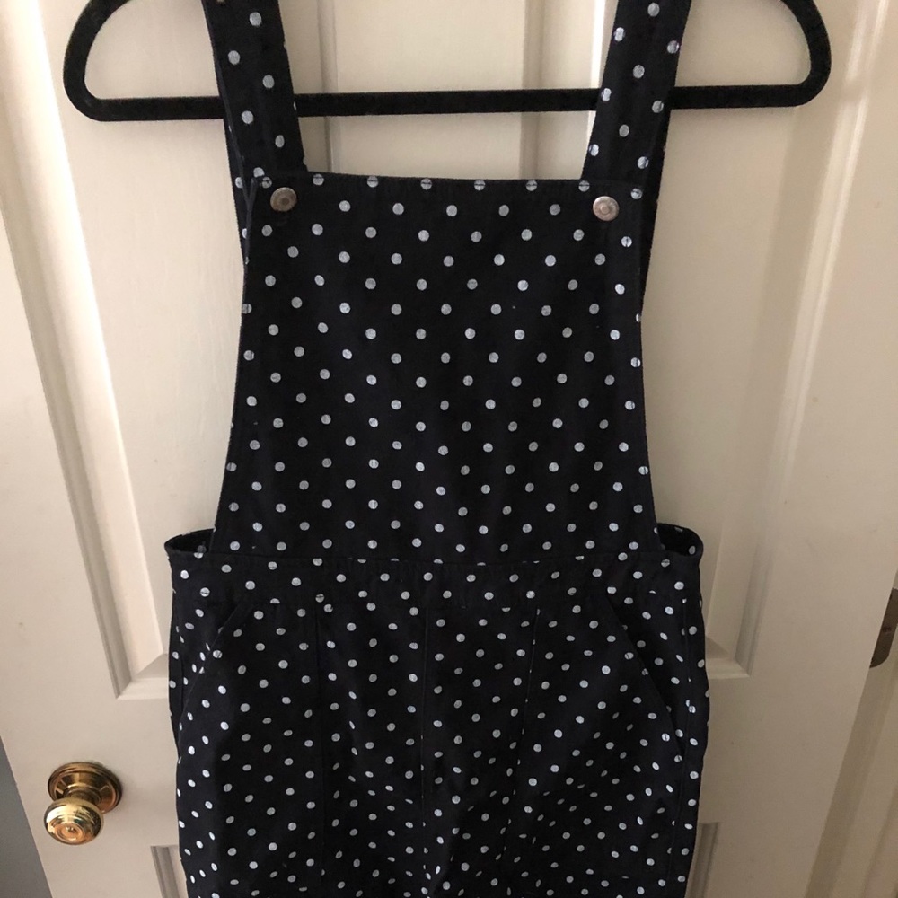 Topshop overall/jumpsuit with polka dots!